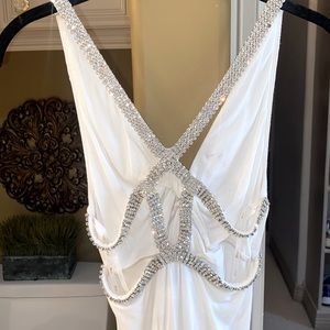 White cocktail dress